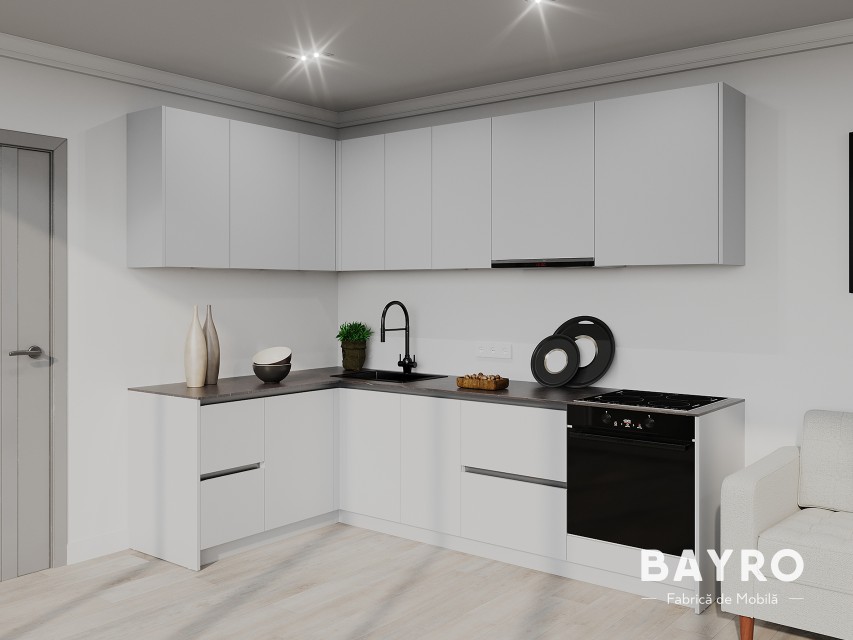 Bucătărie Monti Cucine Light Grey / Light Grey bayro.md Bucătărie Monti Cucine Light Grey / Light Grey photo