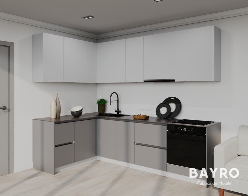 Кухня Monti Cucine Light Grey / Stone Grey bayro.md Кухня Monti Cucine Light Grey / Stone Grey photo