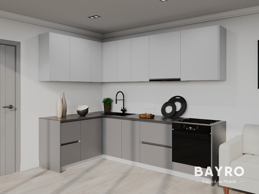 Bucătărie Monti Cucine Light Grey / Stone Grey photo