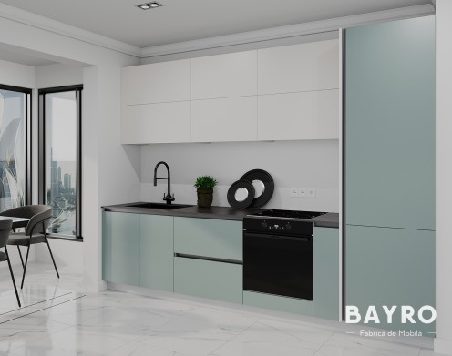 Bucătărie Monti Cucine Light cream / Relax green photo