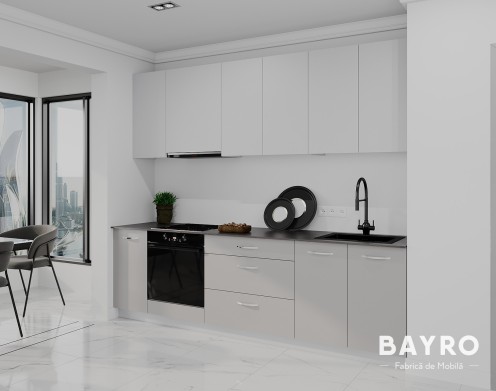 Кухня Spring Light grey / Trend grey bayro.md Кухня Spring Light grey / Trend grey photo