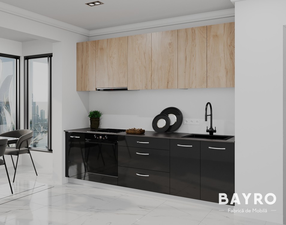 Bucătărie Spring Rockford hickory / Antracit bayro.md Bucătărie Spring Rockford hickory / Antracit photo