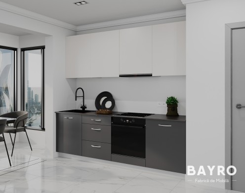 Кухня Spring Light cream / Storm grey bayro.md Кухня Spring Light cream / Storm grey photo