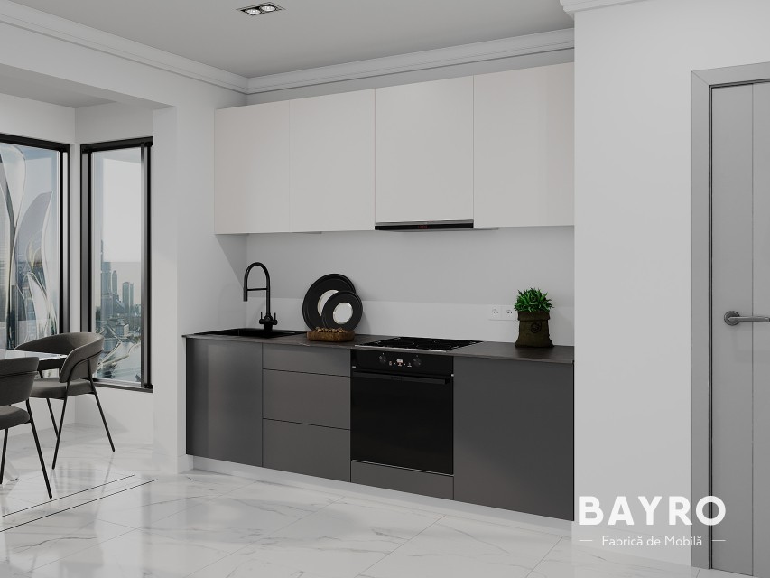 Кухня Spring Light cream / Storm grey bayro.md Кухня Spring Light cream / Storm grey photo