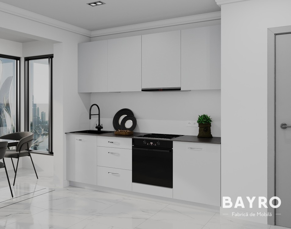 Bucătărie Spring Light grey / Light grey bayro.md Bucătărie Spring Light grey / Light grey photo