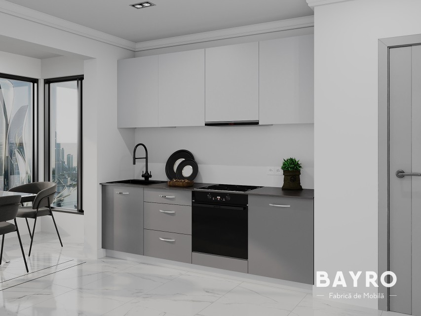 Bucătărie Spring Light grey / Stone grey bayro.md Bucătărie Spring Light grey / Stone grey photo