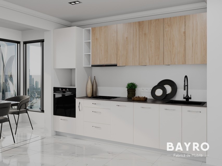 Bucătărie Spring hickory / Light cream bayro.md Bucătărie Spring hickory / Light cream photo