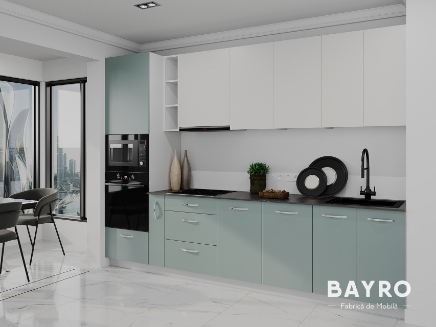 Bucătărie Spring Light cream / Relax green bayro.md Bucătărie Spring Light cream / Relax green photo