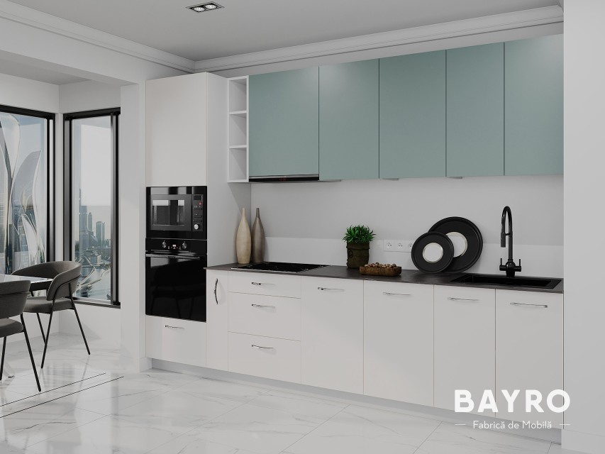 Кухня Spring Relax green / Light cream bayro.md Кухня Spring Relax green / Light cream photo