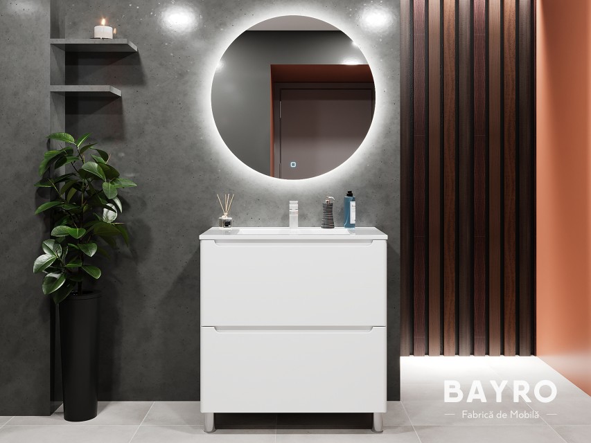 Bergamo белый матовый напольный bayro.md Bergamo белый матовый напольный photo