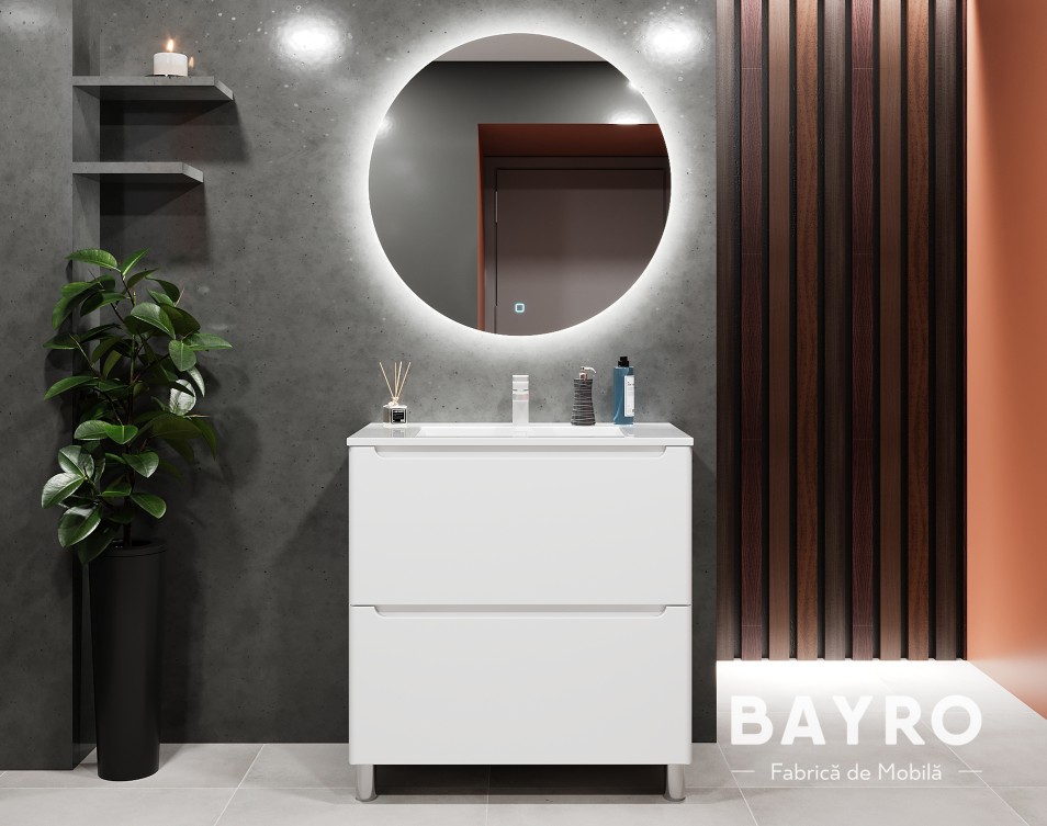 Bergamo белый матовый напольный bayro.md Bergamo белый матовый напольный photo